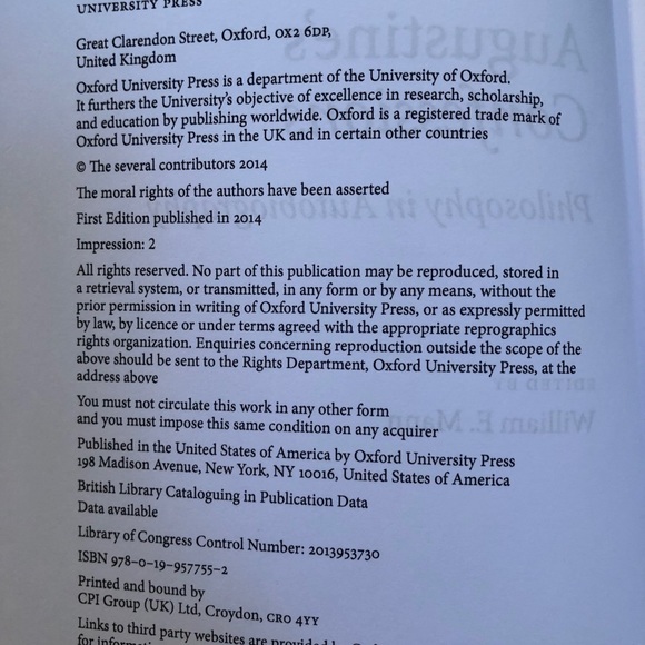 Augustine’s Confessions Hardcover Book - Picture 4 of 8